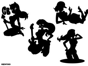 シルエットイラスト