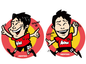 香川真司　イラスト